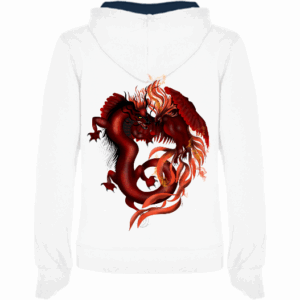 Sudadera Bicolor  "Dragon Loves Phoenix"