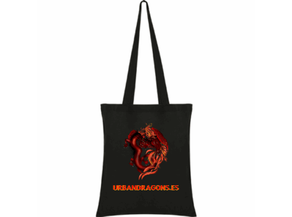 Bolso de Tela " Phoenix loves Dragon"