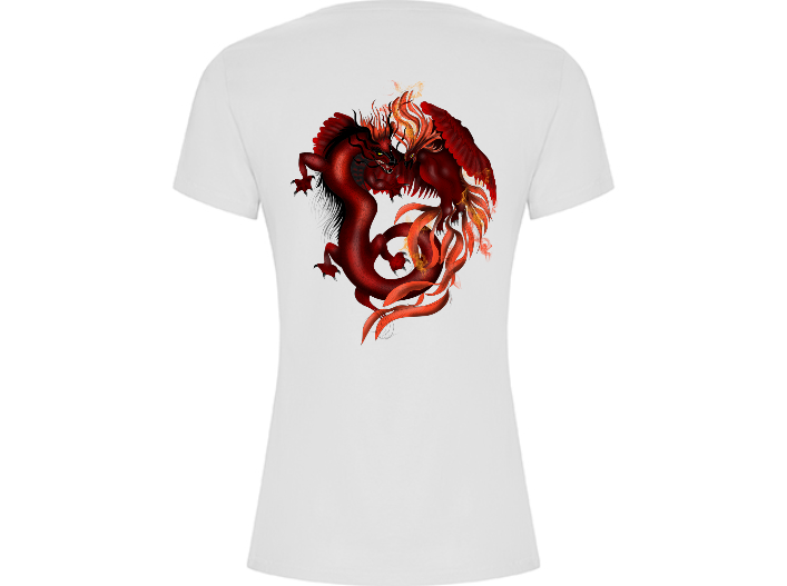 Camiseta Ajustada Dragon Love Phoenix - Imagen 6